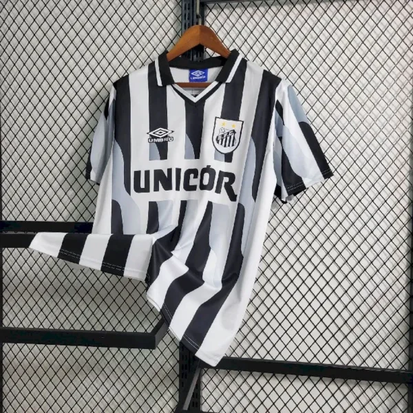 Retro Santos 1997/98 Away Jersey - Image 4
