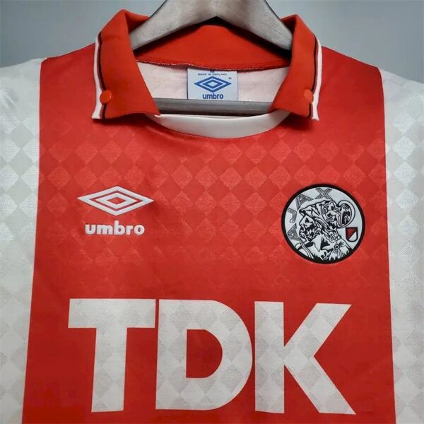 Retro Ajax 1989/90 Home Jersey - Image 4