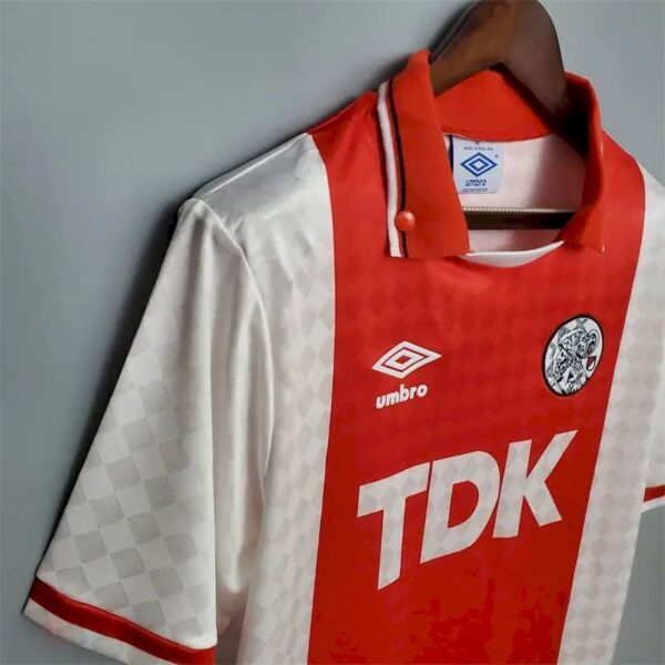 Retro Ajax 1989/90 Home Jersey - Image 3