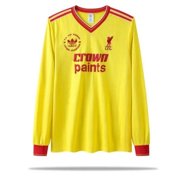 Retro Liverpool 1985/86 Third FA Cup Long Sleeves Jersey