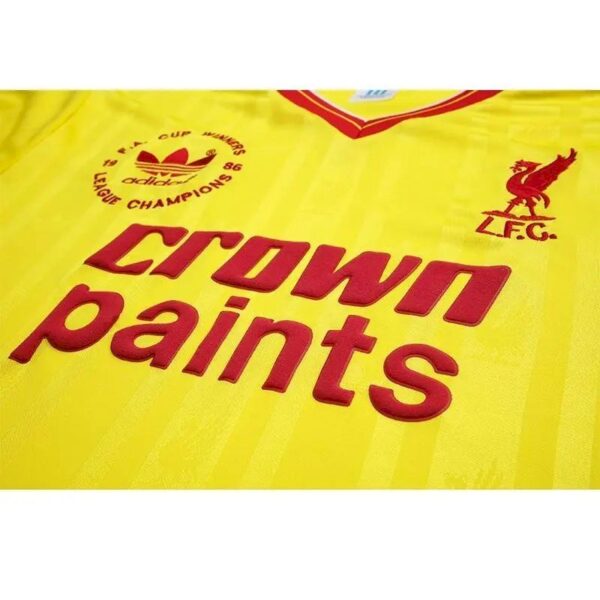 Retro Liverpool 1985/86 Third FA Cup Long Sleeves Jersey - Image 9
