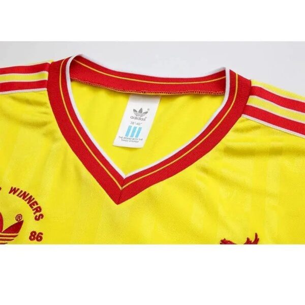 Retro Liverpool 1985/86 Third FA Cup Long Sleeves Jersey - Image 6