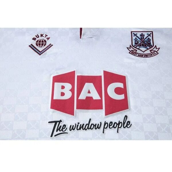 Retro West Ham United 1989/90 Away Jersey - Image 9
