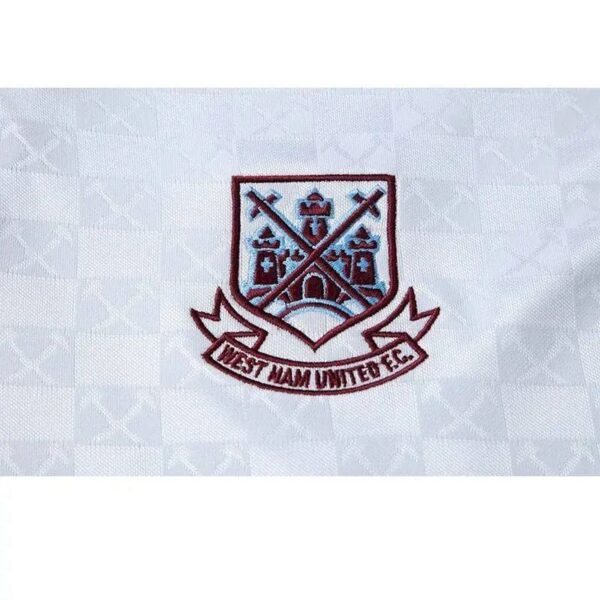 Retro West Ham United 1989/90 Away Jersey - Image 7