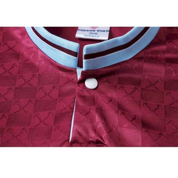 Retro West Ham United 1989/90 Home Jersey - Image 2