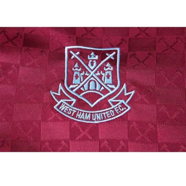 Retro West Ham United 1989/90 Home Jersey - Image 7