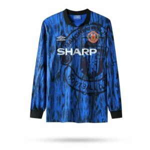 Retro Manchester United 1992/93 Away Long Sleeves Jersey