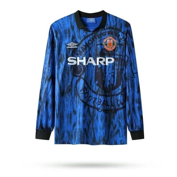 Retro Manchester United 1992/93 Away Long Sleeves Jersey
