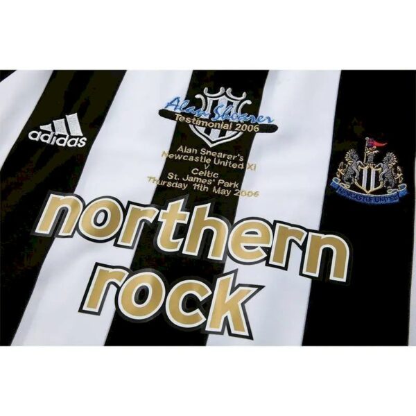 Retro Newcastle United 2006 Shearer Testimonial Jersey - Image 9