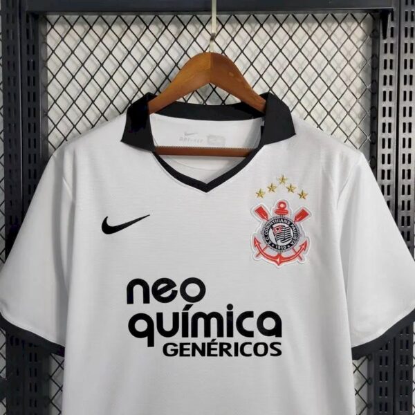Retro Corinthians 2011 Home Jersey - Image 3
