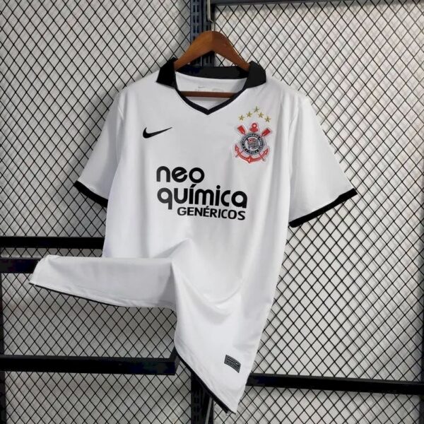 Retro Corinthians 2011 Home Jersey - Image 2