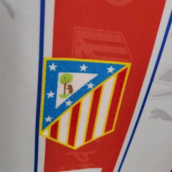 Retro Atletico Madrid 1996/97 Home Jersey - Image 3