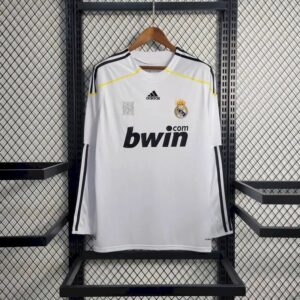 Retro Real Madrid 2009/10 Home Long Sleeves Jersey