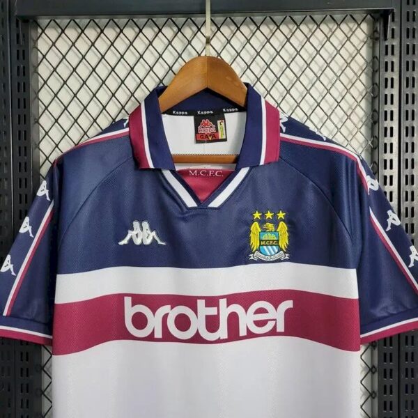 Retro Manchester City 1997/98 Away Jersey - Image 7