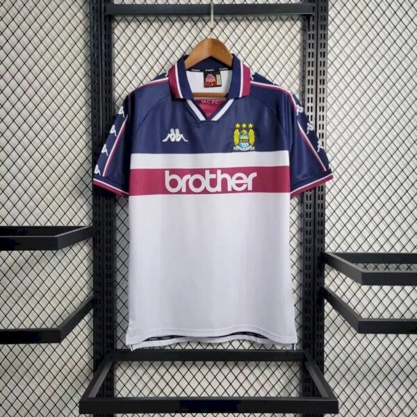 Retro Manchester City 1997/98 Away Jersey - Image 2