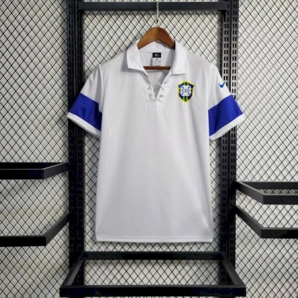 Retro Brazil 2004 White Special Edition Jersey - Image 2