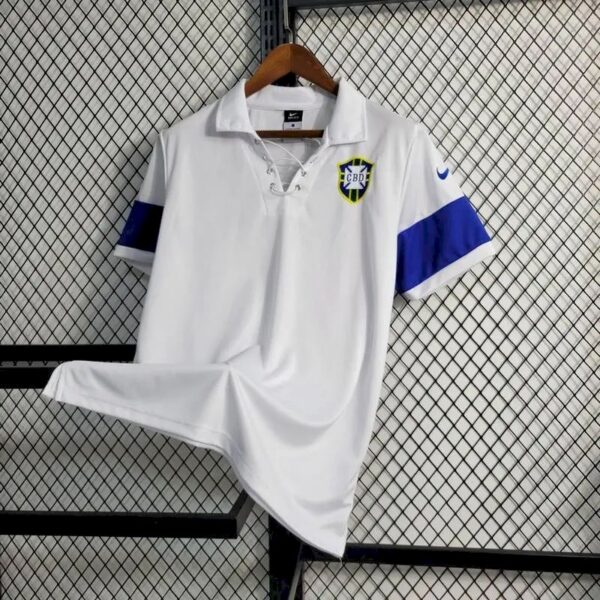Retro Brazil 2004 White Special Edition Jersey