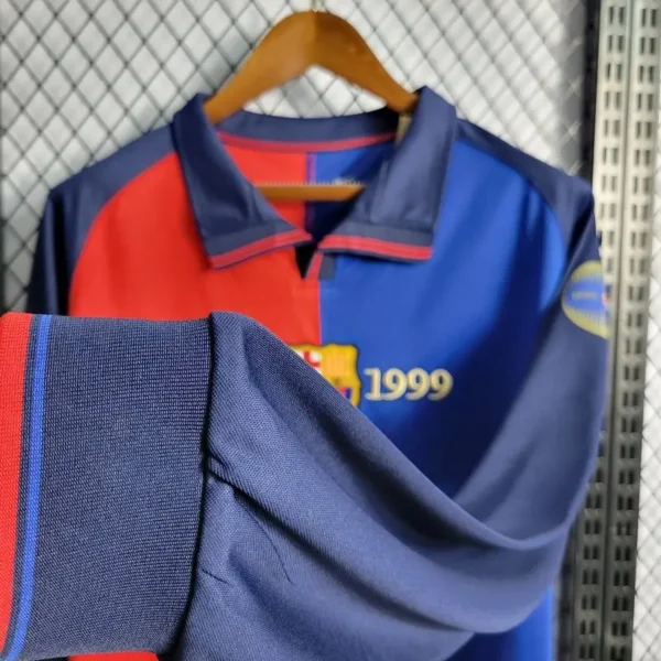 Retro Barcelona 1899/1999 100th Anniversary Edition Long Sleeves Jersey - Image 9