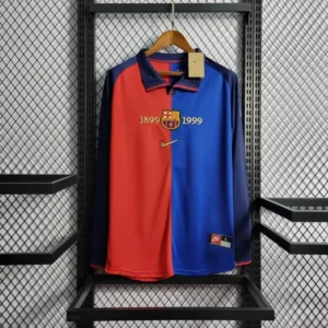Retro Barcelona 1899/1999 100th Anniversary Edition Long Sleeves Jersey