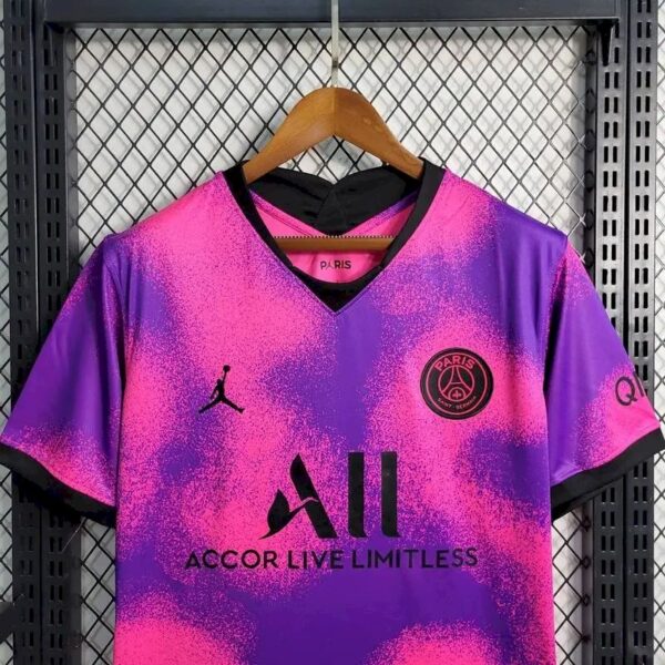 Retro Paris Saint-Germain 2020/21 Fourth Boutique Jersey - Image 2