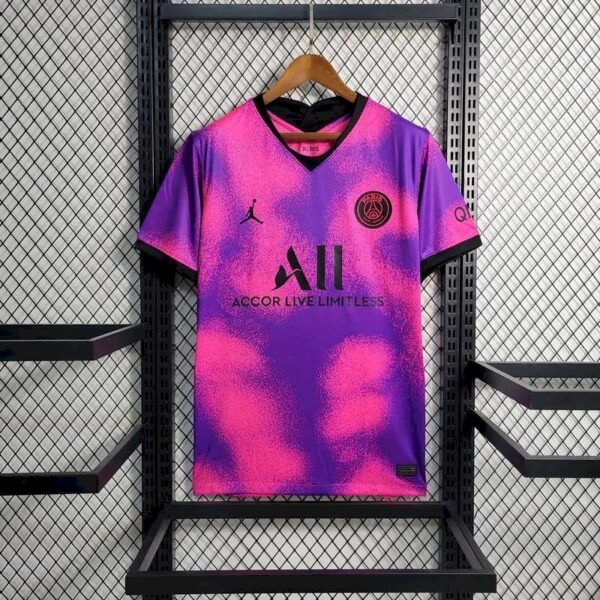 Retro Paris Saint-Germain 2020/21 Fourth Boutique Jersey - Image 8
