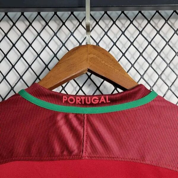 Retro Portugal 2016/17 Home Long Sleeves Jersey - Image 5