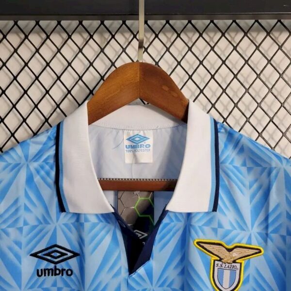 Retro Lazio 1991 Home Jersey - Image 7