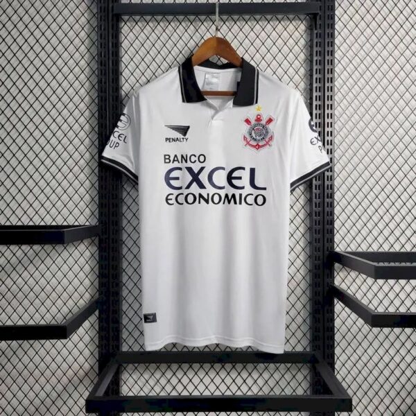 Retro Corinthians 1997 Home Jersey - Image 2