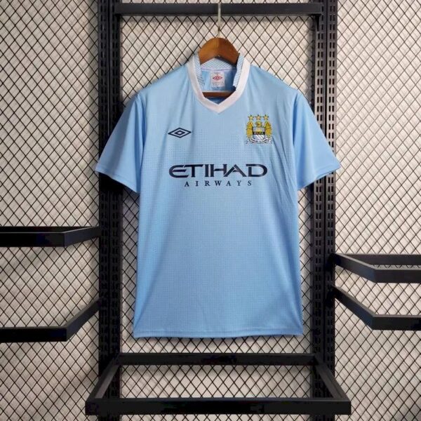 Retro Manchester City 2011/12 Home Jersey - Image 2