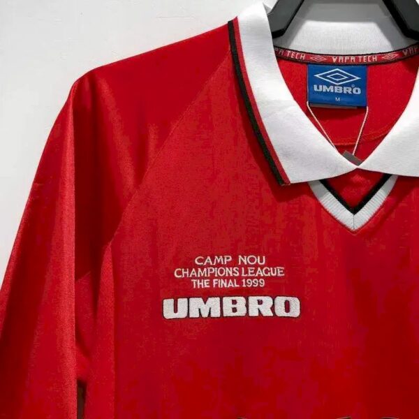 Retro Manchester United 1999 Home Champion League Final Jersey - Image 11