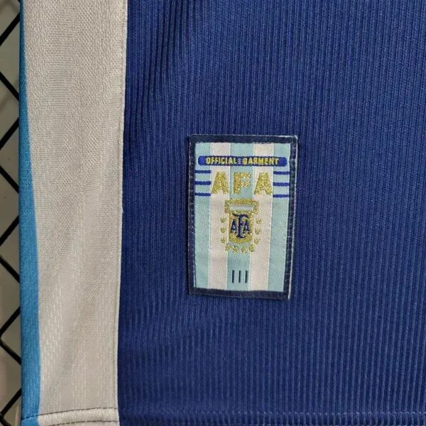 Retro Argentina 1998 Away Jersey - Image 5