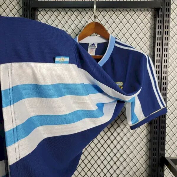 Retro Argentina 1998 Away Jersey - Image 7