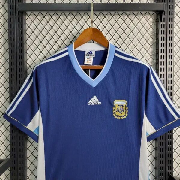 Retro Argentina 1998 Away Jersey - Image 9