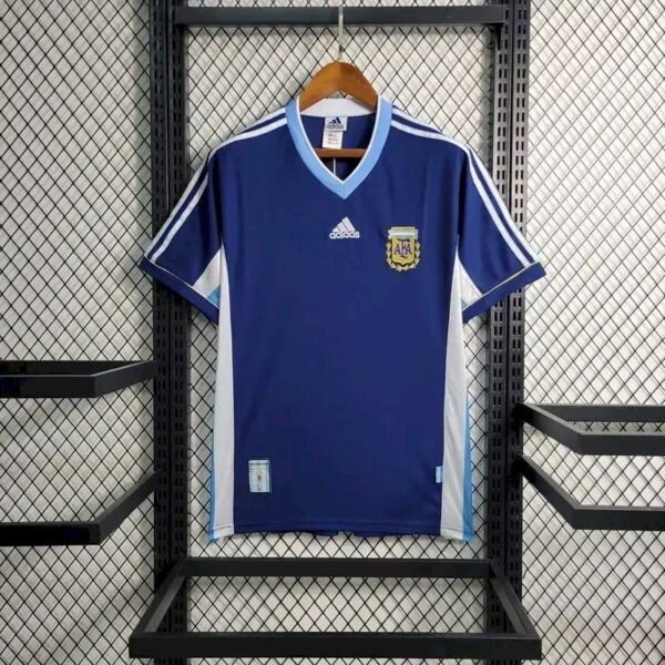 Retro Argentina 1998 Away Jersey - Image 2