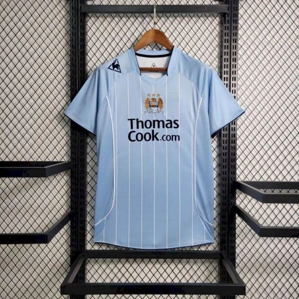 Retro Manchester City 2007/08 Home Jersey - Image 2