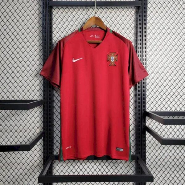 Retro Portugal 2016/17 Home Jersey - Image 2