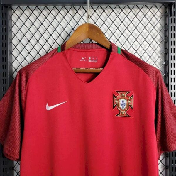 Retro Portugal 2016/17 Home Jersey - Image 3