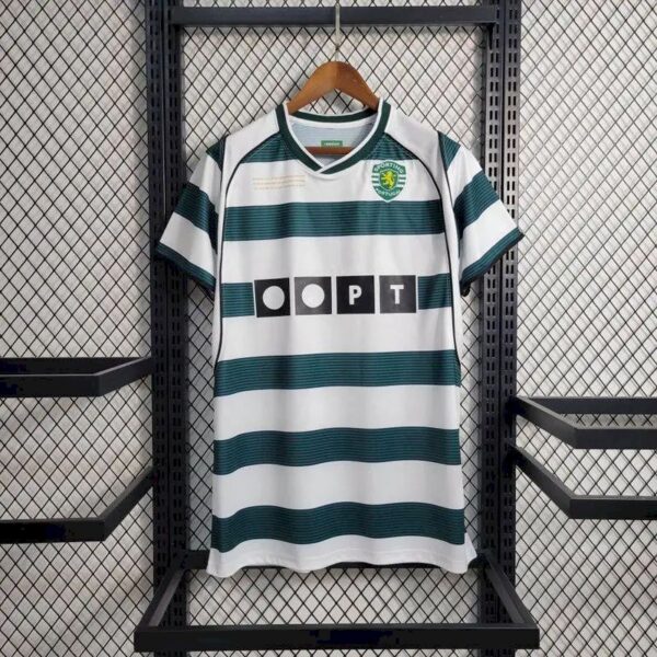 Retro Sporting CP 2000 Home Jersey - Image 2