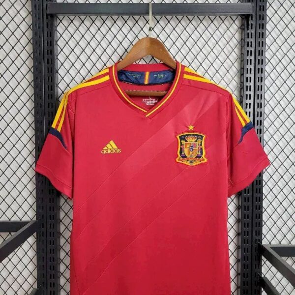 Retro Spain 2012 Home Jersey - Image 5
