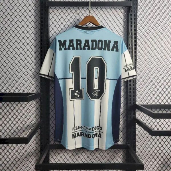 Retro Argentina 2010 Maradona Retirement Commemorative Edition Jersey - Image 10