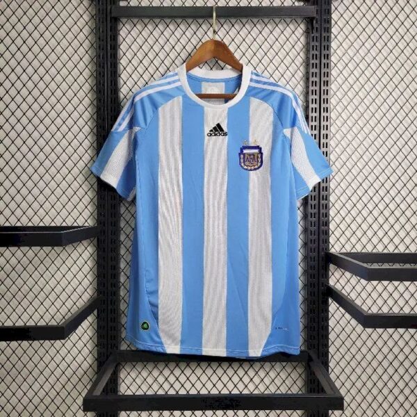 Retro Argentina 2010 Home Jersey - Image 2