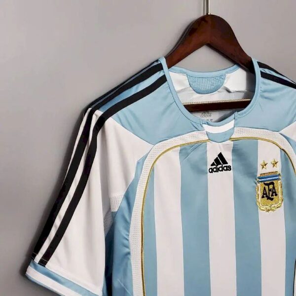 Retro Argentina 2006 Home Jersey - Image 6
