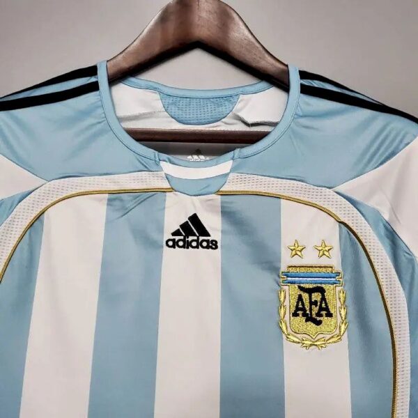 Retro Argentina 2006 Home Jersey - Image 2