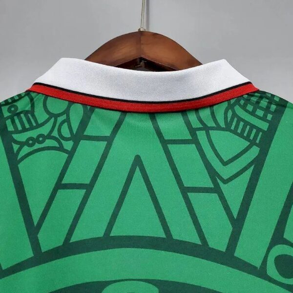 Retro Mexico 1998 Home Jersey - Image 8