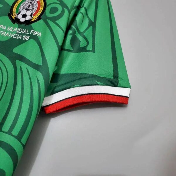 Retro Mexico 1998 Home Jersey - Image 5