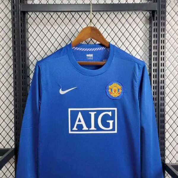 Retro Manchester United 2008/09 Third Long Sleeves Jersey - Image 2