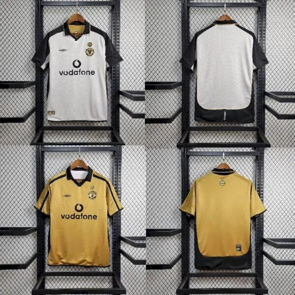 Retro Manchester United 2001/02 Centenary Reversible Away And Third Jersey - Image 19