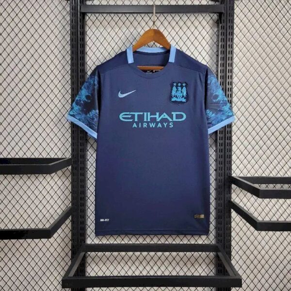 Retro Manchester City 2015/16 Away Jersey - Image 2