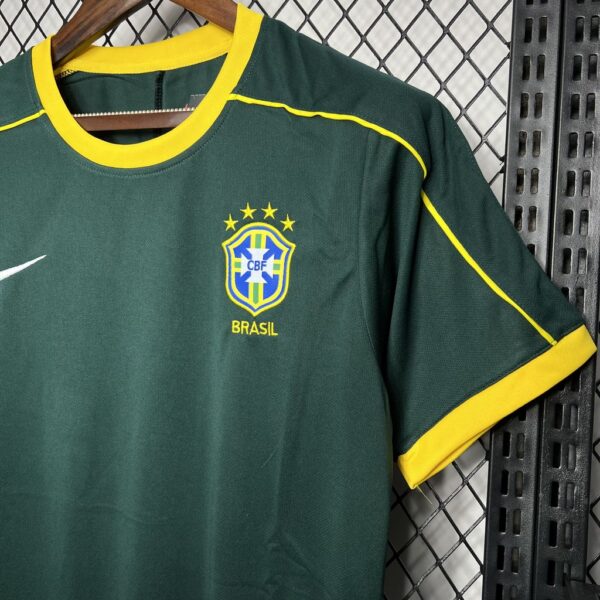Retro Brazil 1998 Goalkeeper Jersey - Image 6