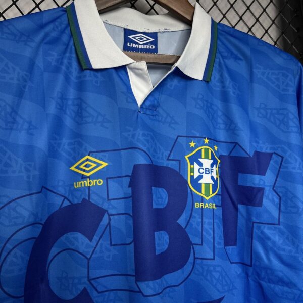 Retro Brazil 1991/93 Away Jersey - Image 6